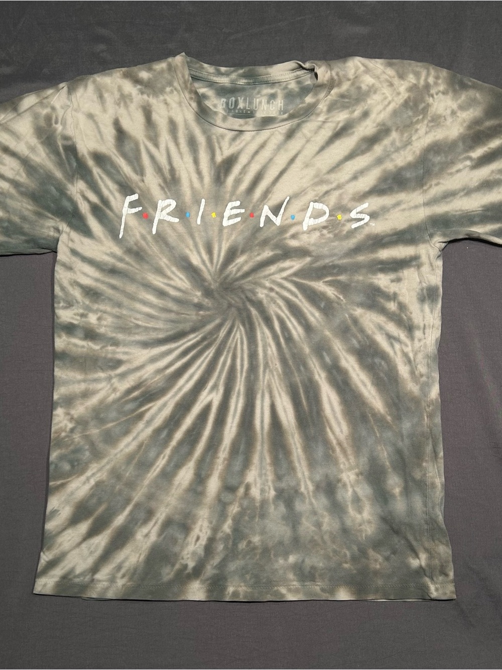 BoxLunch Friends TV Show Green Tie Dye Spiral Graphic T-Shirt